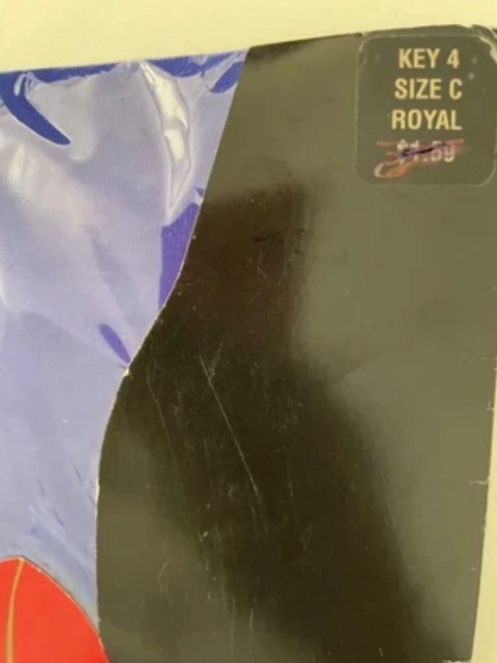 RARE Vintage Sheer Intrigue Ultra Sheer Royal Nylon Control Top Pantyhose Size C
